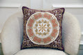 Natural Charm Ornate Medallion Cushion — 18x18"