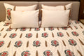 DREAMSCAPE (  king size reversable bedcover with, 4-pillow covers)