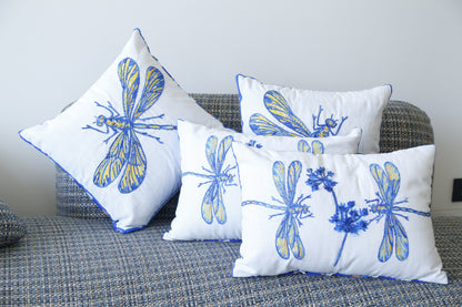 Fierfly Printed Butterfly Cushion — 18x18"