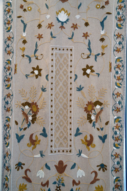 The Taj Story Embroidered Curtain