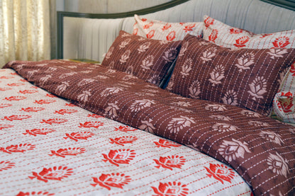 Stand Stone Dreams (  reversable DUVET COVER 80X100", with 4-pillow covers )