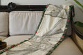 Homestead Black Embroidered Table Runner — 16x72"
