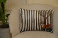 Ebony Frost Tiger Cushion — 14x20"