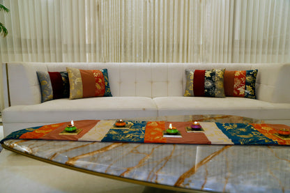 Serenade Gold-Foil Festive Table Runner