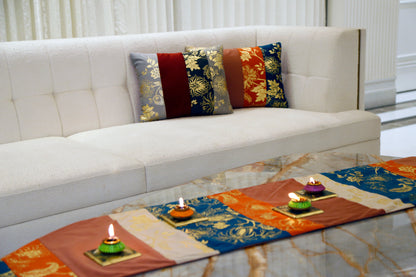 Serenade Gold-Foil Festive Table Runner