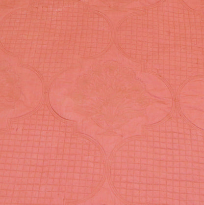 Moonlit florals ( EMBROIDED BEDCOVER WITH 2 PLAIN PILLOW COVERS )