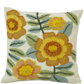 Colossal Tasselled Flower Cushion — 20x20"